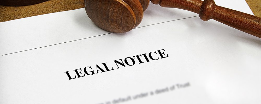legal notice format Pakistan